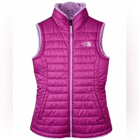 The North Face Other - The North Face Magenta Reversable Puffer Vest